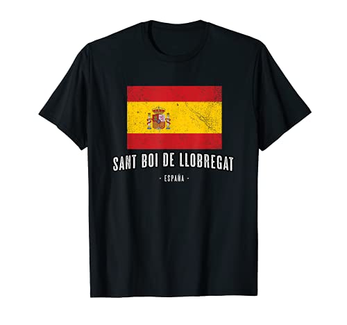 Sant Boi de Llobregat EspaÃ±a | Souvenir ES Ciudad Bandera - Camiseta