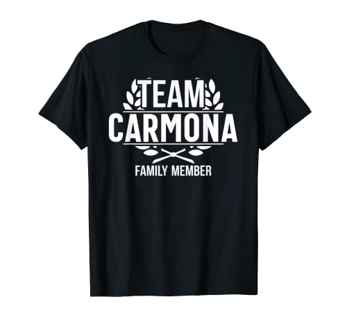 Carmona Carmona Miembro orgulloso Carmona Familia Carmona Camiseta